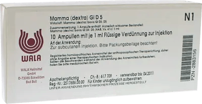 MAMMA DEXTRA GL D 5 ampoules UK