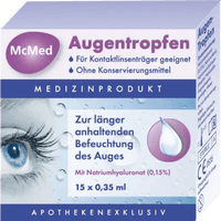 MCMED eye drops single dose pipettes UK