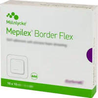 MEPILEX Border Flex foam adhesive 10x10 cm UK