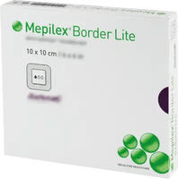 MEPILEX Border Lite foam connector 10x10 cm sterile UK