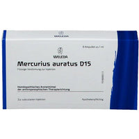 MERCURIUS AURATUS D 15 WELEDA ampoules UK