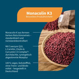 MONACOLIN K3 + Coenzyme Q10 + L-Carnitine capsules 90 pcs - 2