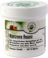 MOOR CREAM Resana, vitamin E, phytantriol, aloe vera UK