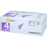 MYLIFE Clickfine Pen Needles 4 mm 32 G Diamond Tip