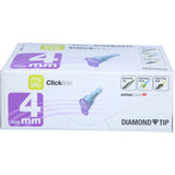MYLIFE Clickfine Pen Needles 4 mm 32 G Diamond Tip