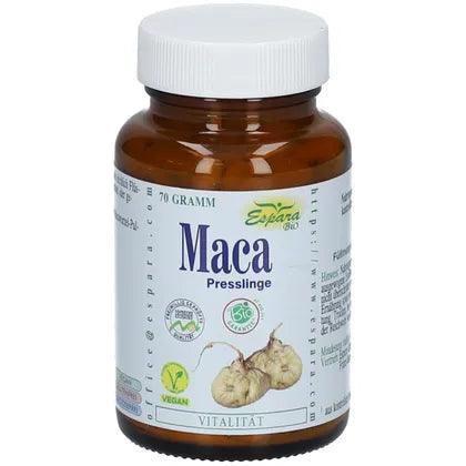 Maca root powder, MACA BIO 500 mg pellets UK