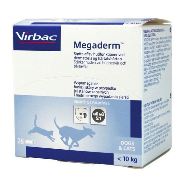 Megaderm Monodoses Skin Function Support for Dogs and Cats