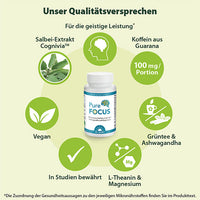 Memory, mood, PURE FOCUS tablets Dr.Jacobs