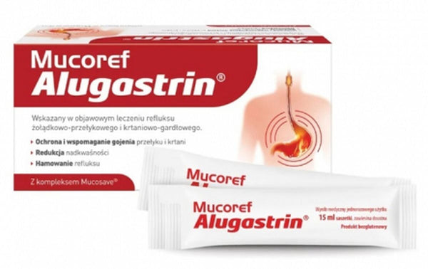 Mucoref Alugastri 15 ml 14 sachets UK