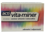 Multivitamin mineral Acti Vita-miner x 60 tablets