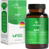 NAC 600 mg N-Acetyl L-Cysteine vegan capsules 120 count