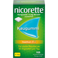 NICORETTE Chewing Gum 4 mg freshfruit