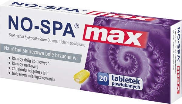 NO-SPA Max 80mg x 20 tablets