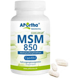 NORDHIT OptiMSM 850 mg MSM Capsules 120 pcs