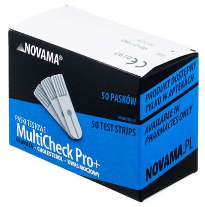 NOVAMA MultiCheck Pro+ Glucose Test Strips