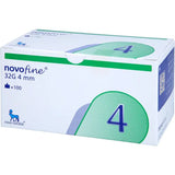 NOVOFINE 4 mm cannulas 0.23x0.25 mm 32 G 100 pcs