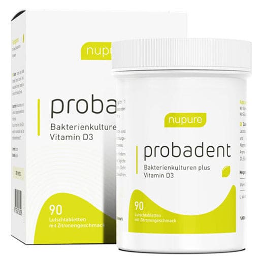 NUPURE probadent probiotic oral flora lemon Lut.