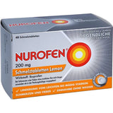 PAIN NUROFEN 200 mg melting tablets Lemon 48 pcs