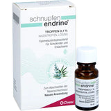 Nasal drops, COLD ENDRINE 0.1%, levomenthol, eucalyptus oil