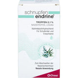 Nasal drops, COLD ENDRINE 0.1%, levomenthol, eucalyptus oil