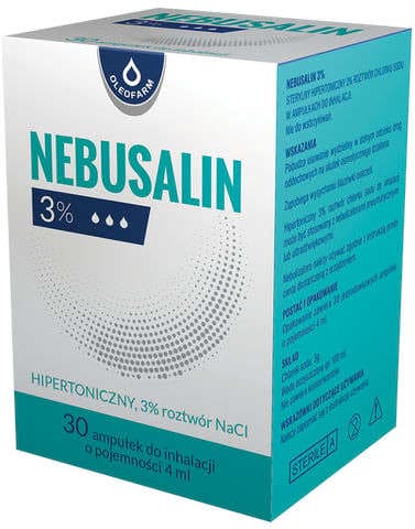 Nebusalin 3% for inhalation 4ml x 30 ampoules