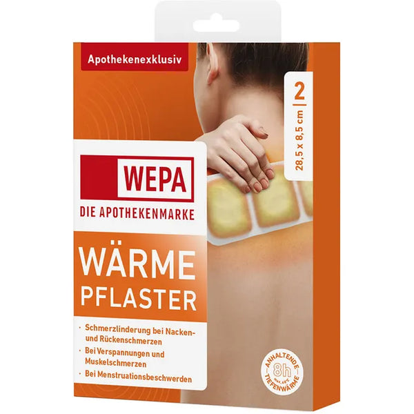 Neck pain relief, HEAT PATCHES Neck, Back 8.5x28.5 cm