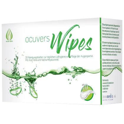 OCUVERS wipes eyelid care, swollen eyelid, eyelid twitching UK