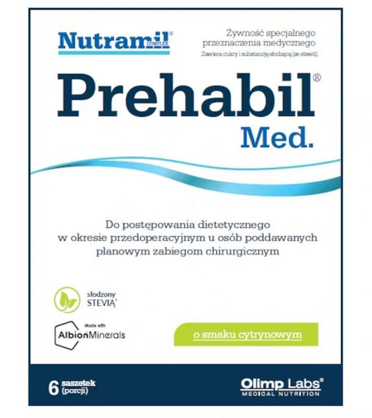 OLIMP Nutramil Prehabil Med lemon