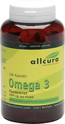 OMEGA-3 CONCENTRATE from fish oil 1000 mg capsules UK