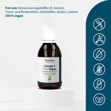 OMEGA-3 KIDS vegan 250mg DHA with orange liquid 100 ml