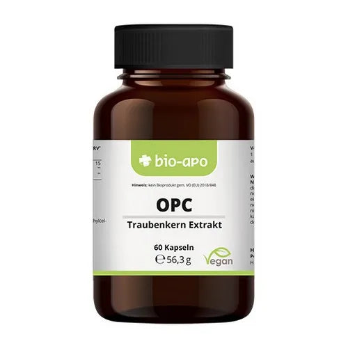 OPC grape seed extract capsules high dose, vegan