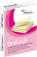 ORAL SAFE latex protective cloth strawberry