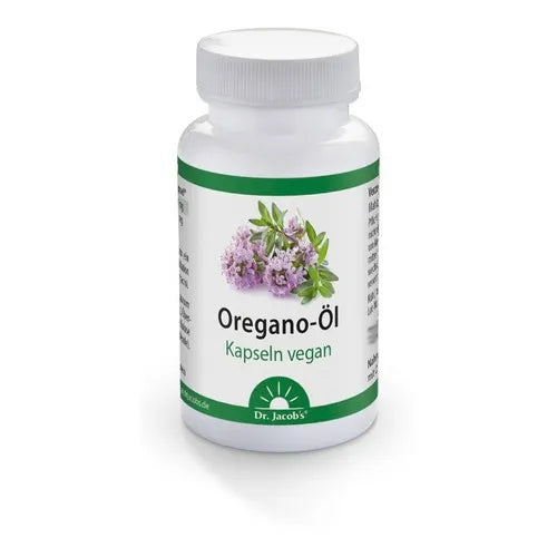 OREGANO OIL capsules vegan Dr.Jacobs