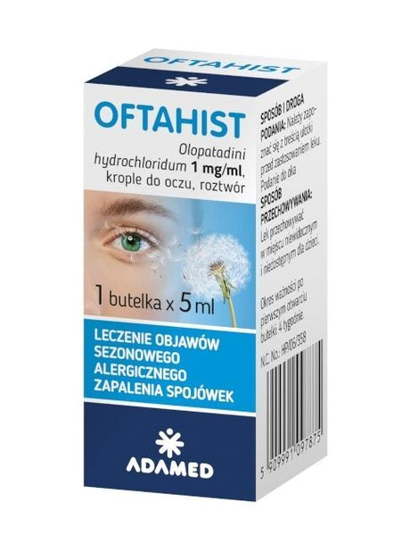 Oftahist 1mg eye drops 5ml