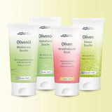 Olive oil, panthenol, OLIVEN FITNESS shower