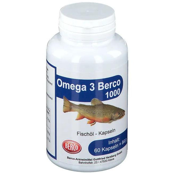 Omega 3 fatty acids, Berco 1.000 mg UK