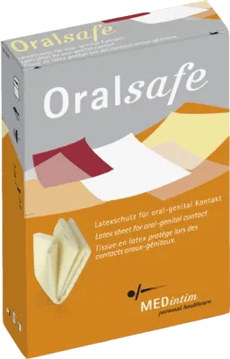 Oral genital contact, ORAL SAFE latex protective cloth vanilla UK