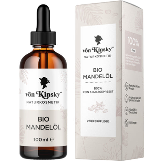 Organic Almond Oil Pure Skin Care + Hair Treatment