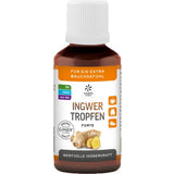 Organic Ginger Root  GINGER GINJER forte drops 50ml
