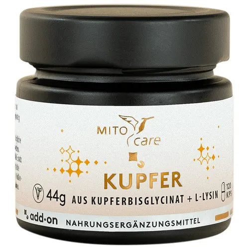 Organic copper as copper bisglycinate, Copper Capsules