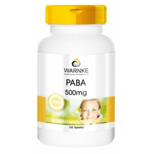 PABA 500 mg para aminobenzoic acid