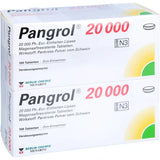 PANGROL digestive substances (enzymes) 20,000 gastro-resistant tablets, 200 tablets