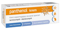 PANTHENOL Cream supporting the treatment of thermal and sunburns