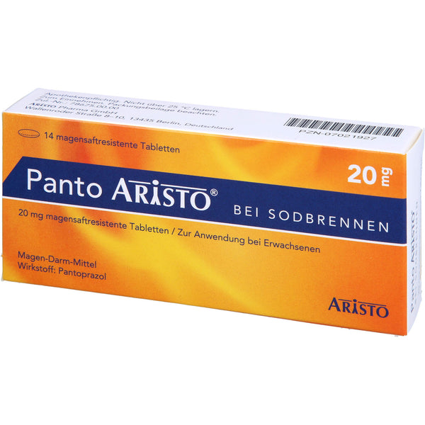 PANTO Aristo for heartburn 20 mg gastro-resistant tablets