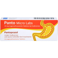 PANTO Micro Labs 20 mg msr. Tablets for heartburn