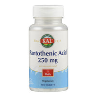 PANTOTHENIC ACID VITAMIN B5 250 mg KAL tablets