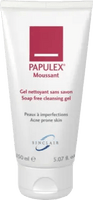 PAPULEX washing lotion gel, for acne led light therapy before and after