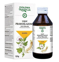 PRAWOŚLAZOWY syrup 125g, dry cough, cough suppressant, catarrh treatment, esophagus