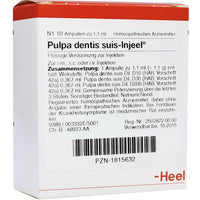 PULPA DENTIS SUIS Injeel ampoules