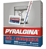 Pain medication, Pyralgina Fever 500mg x 6 sachets, metamizol magnesium